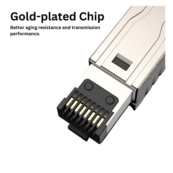 Ethernet Cat 8 Termination Plug - Tool Free (Starlink HP Fixed Mount Compatible)