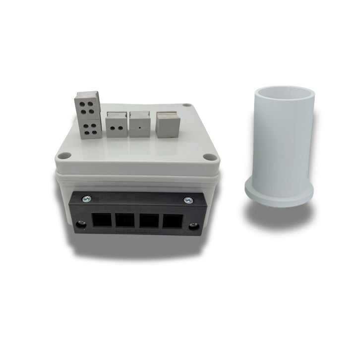 Mid Size Cable Entry Roof Box For Cellular, WiFi, Starlink, Solar for up to 16 Cables