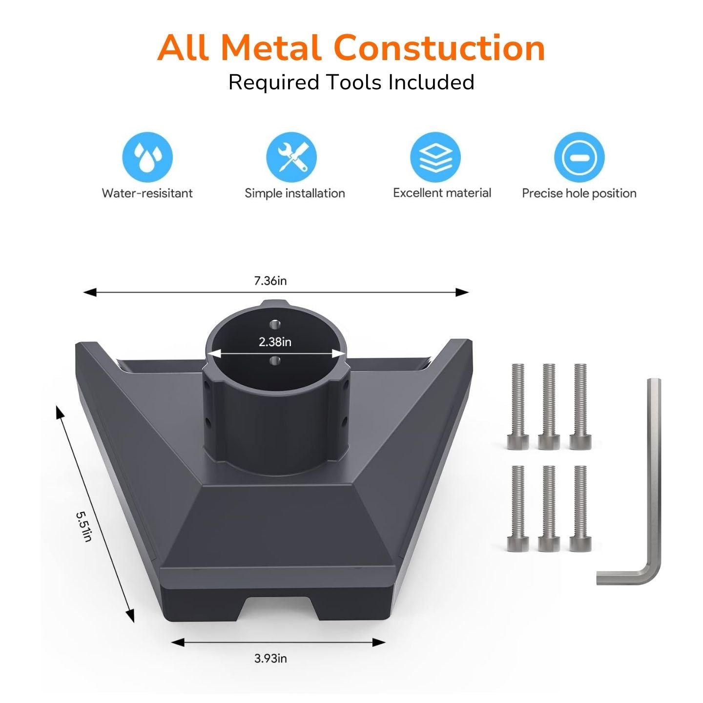 Starlink Standard / Enterprise Pole Mount Kit – MobileMustHave.com