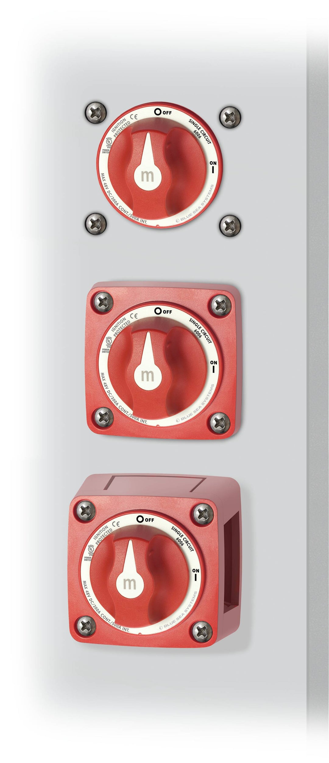 m-Series Mini On-Off Battery Switch with Knob