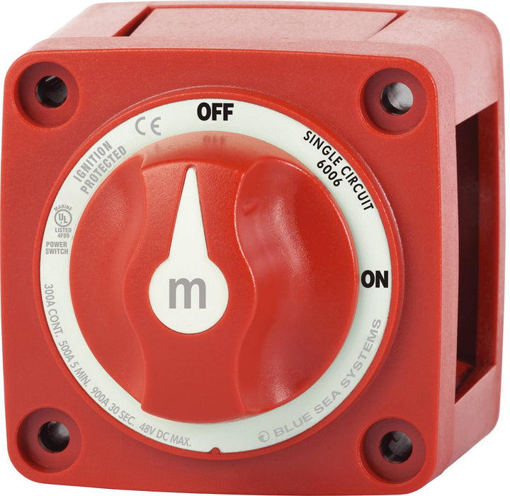 m-Series Mini On-Off Battery Switch with Knob