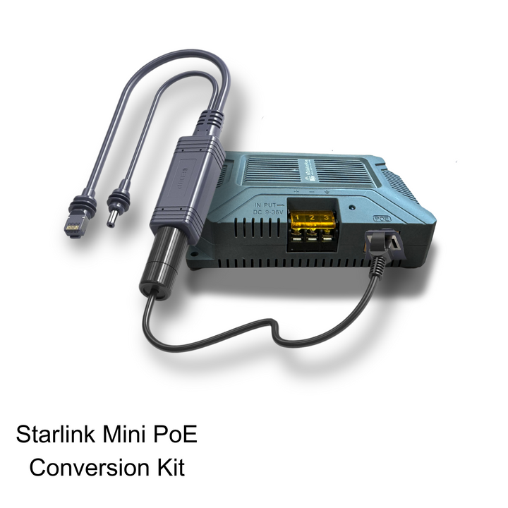 Starlink Mini PoE DC Power Conversion Kit with 12v Accessory Output