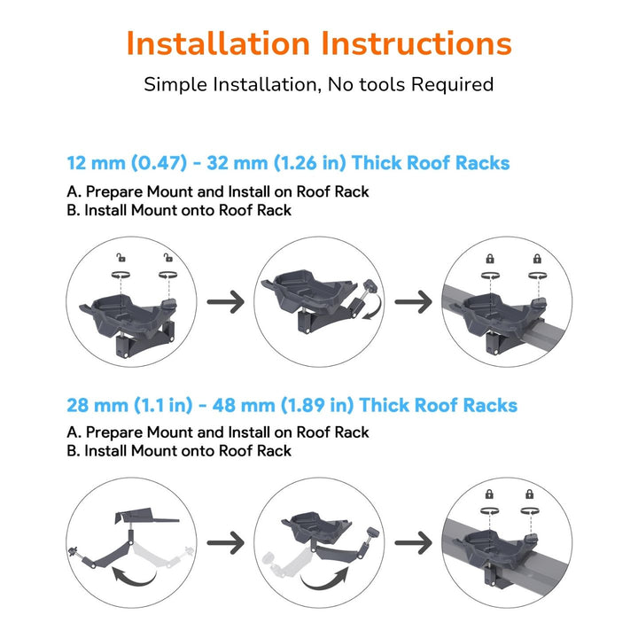 Starlink Mini Roof Rack Mount