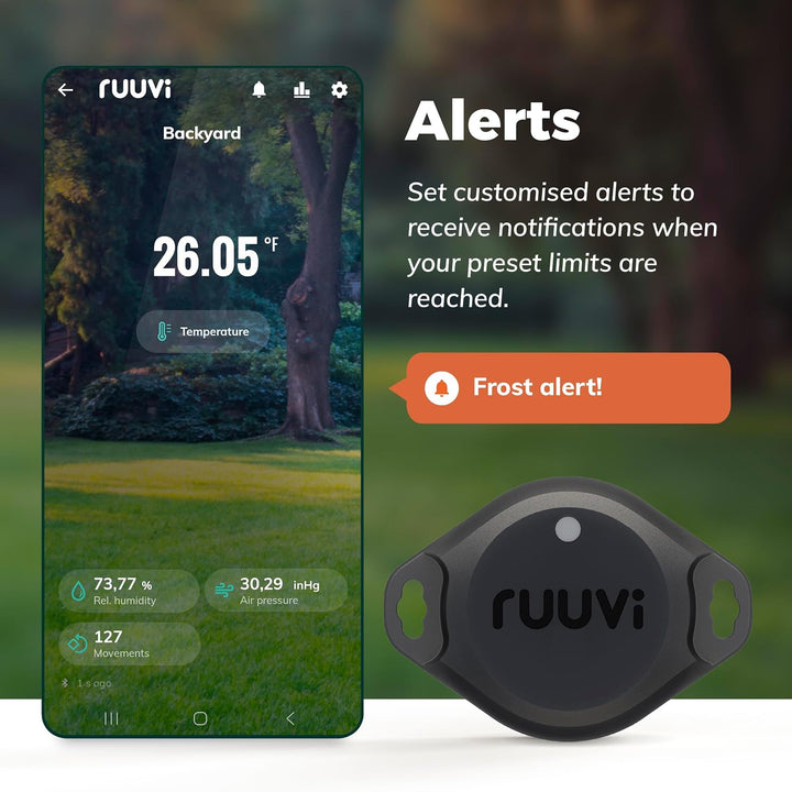RuuviTag Pro 4in1 Wireless Bluetooth Temperature