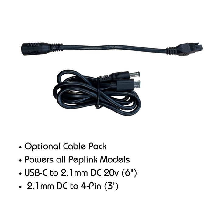 Peplink 4-pin to USB-C Power Cable