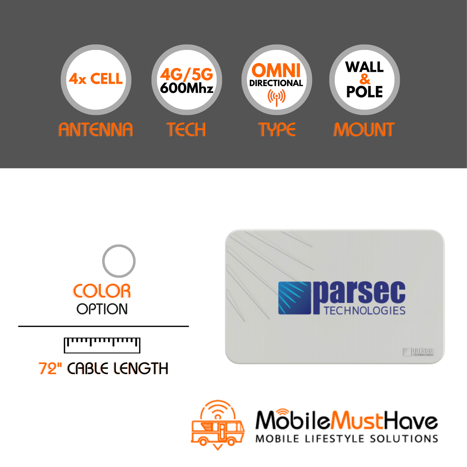 Parsec Akita Lite Cellular Antenna