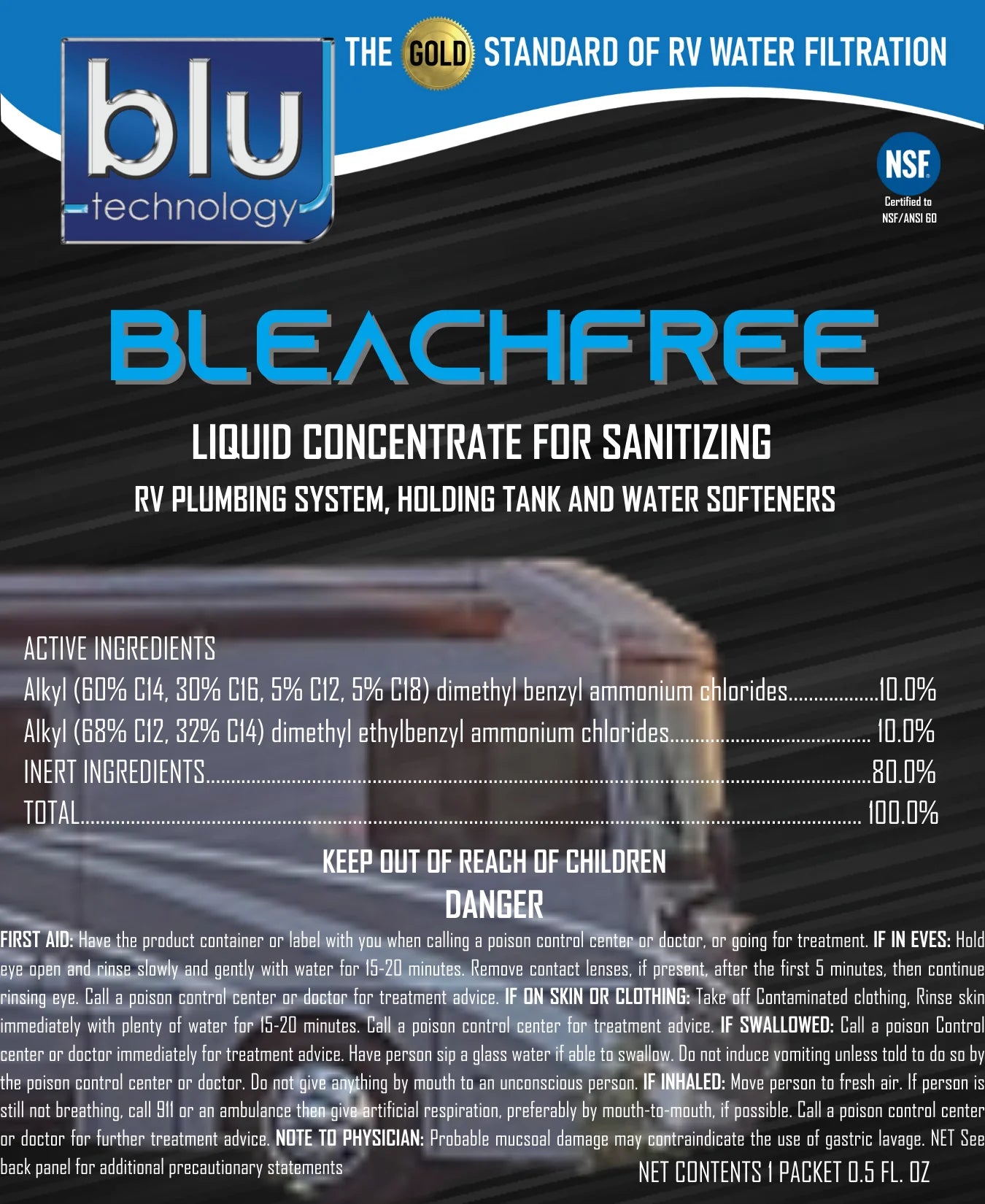 RV Sanitizer Liquid Concentrate for RV Plumbing System – MobileMustHave.com