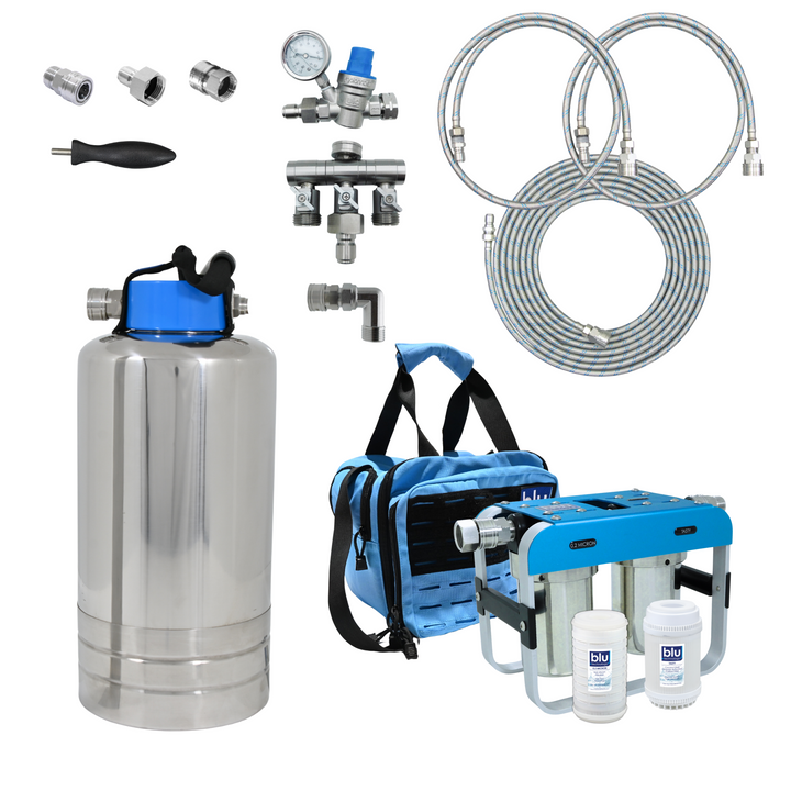 Blu Tech AR2 Elite Bundle  - Fully Equipped 2-Stage Filtration System