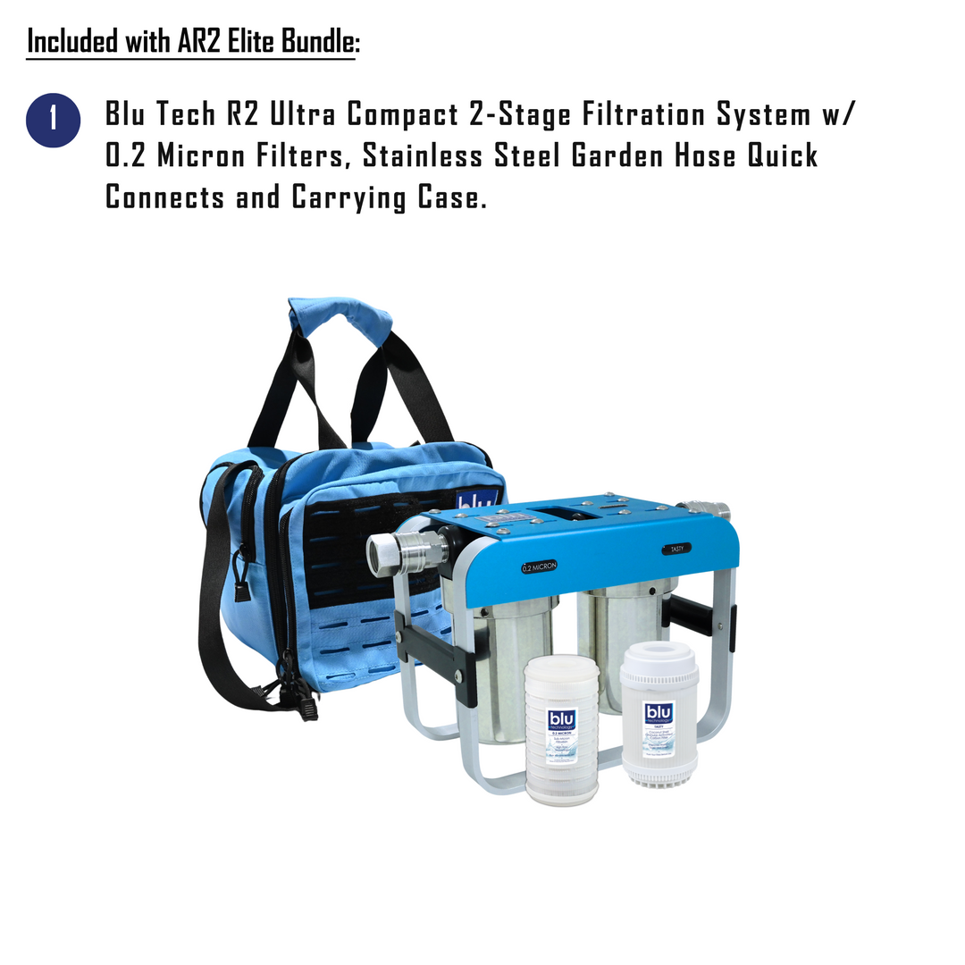 Blu Tech AR2 Elite Bundle  - Fully Equipped 2-Stage Filtration System