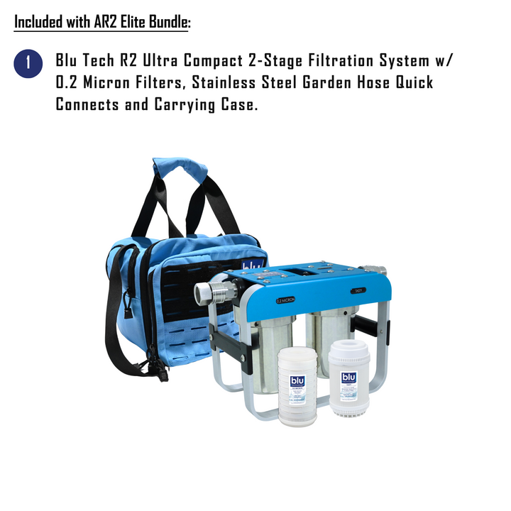 Blu Tech AR2 Elite Bundle  - Fully Equipped 2-Stage Filtration System