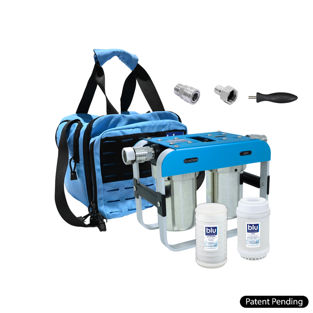 Blu Tech AR2 RV Water Filter System, Adventure-Ready 2 Stage Filtration