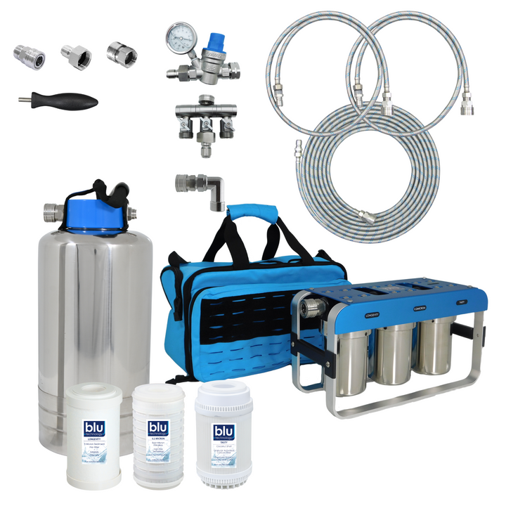 Blu Tech AR3 Elite Bundle - Fully Equipped 3-Stage Filtration System
