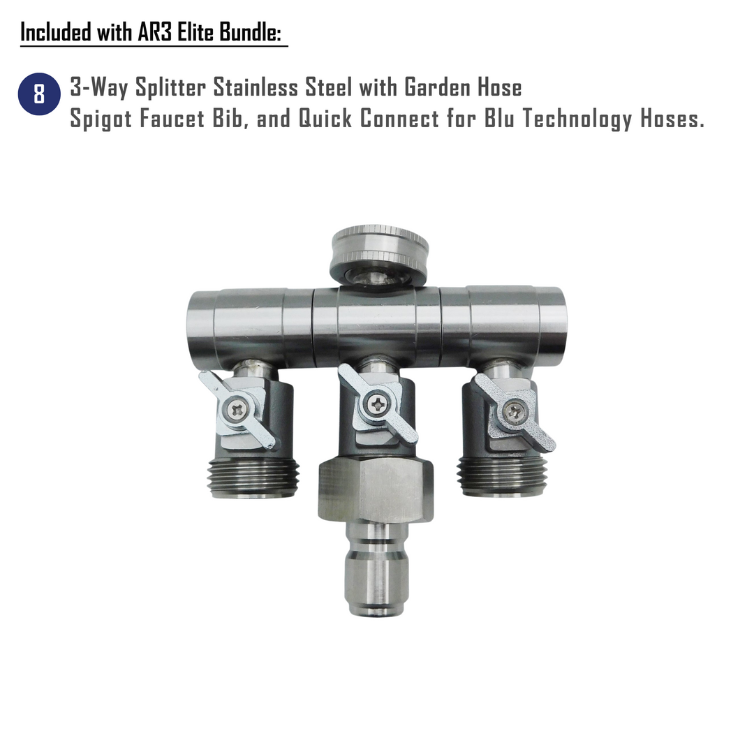 Blu Tech AR3 Elite Bundle - Fully Equipped 3-Stage Filtration System