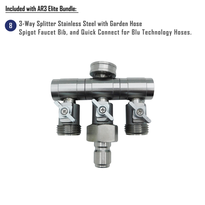 Blu Tech AR3 Elite Bundle - Fully Equipped 3-Stage Filtration System