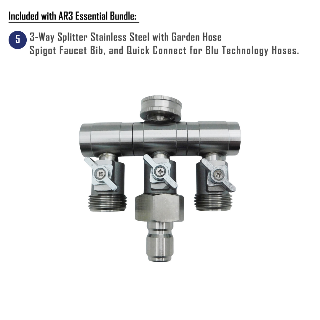 Blu Tech AR3 Essential Bundle - Fully Equipped 3-Stage Filtration System
