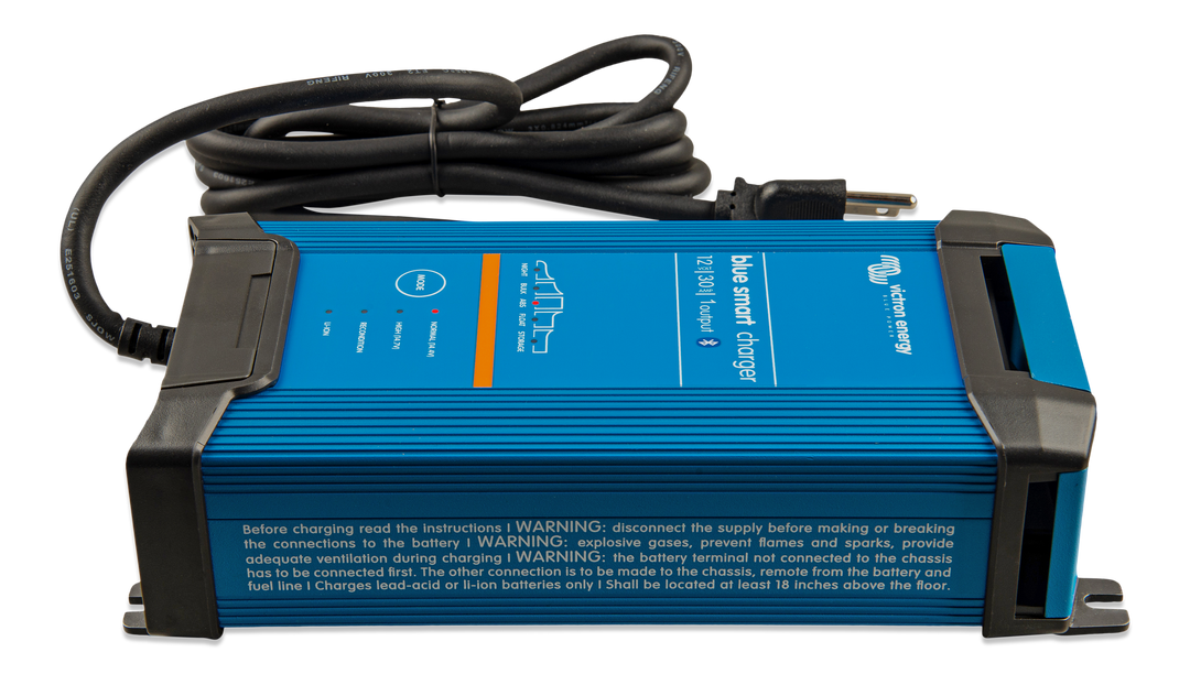Blue Smart IP22 Charger 12V 30A (1) 120V (side1)