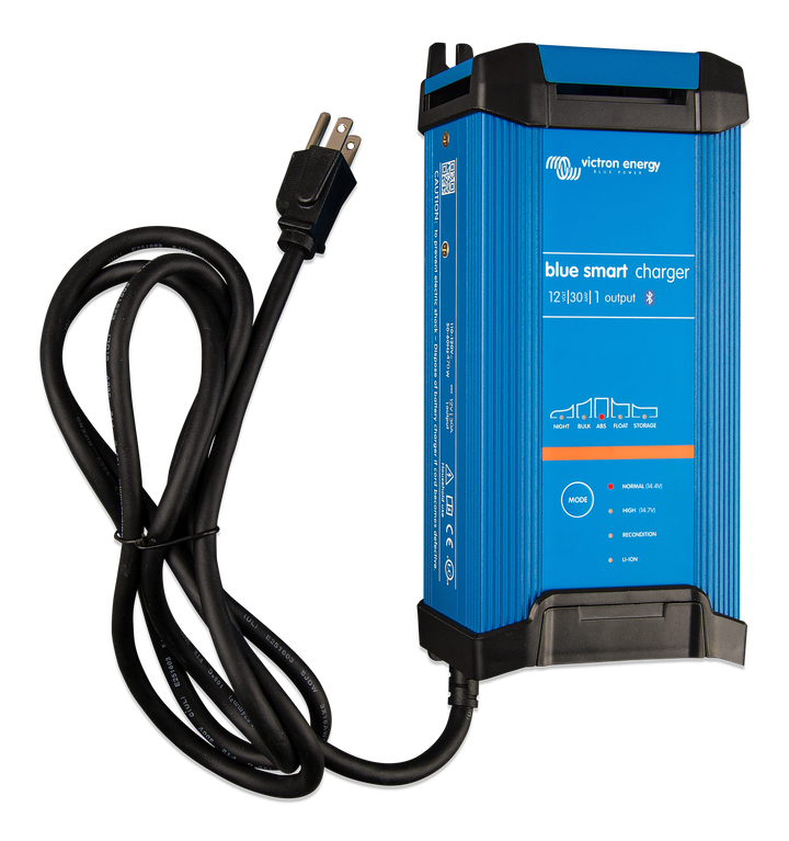 Blue Smart IP22 Charger 12V 30 (1) 120V (side) 