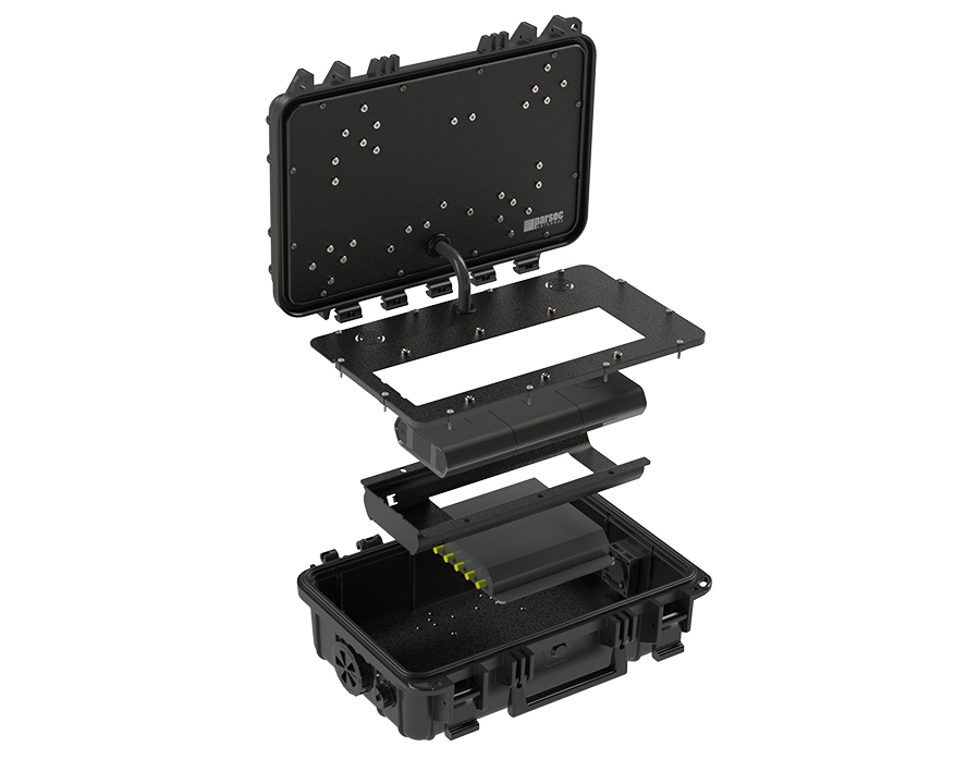 ToughSignal Basecamp Portable 5G Connectivity Case with Peplink BR1 Pro 5G X65, Battery & RoamLink