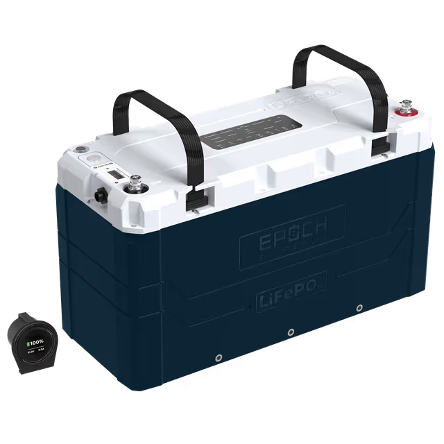 Epoch Elite 48V 100Ah LiFePO4 Battery | Heated Bluetooth IP67