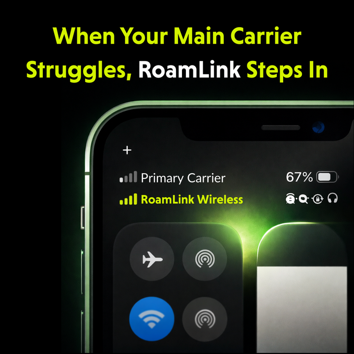 RoamLink Pocket 20 - Multi-Carrier Backup Data Plan for your Smart Phone