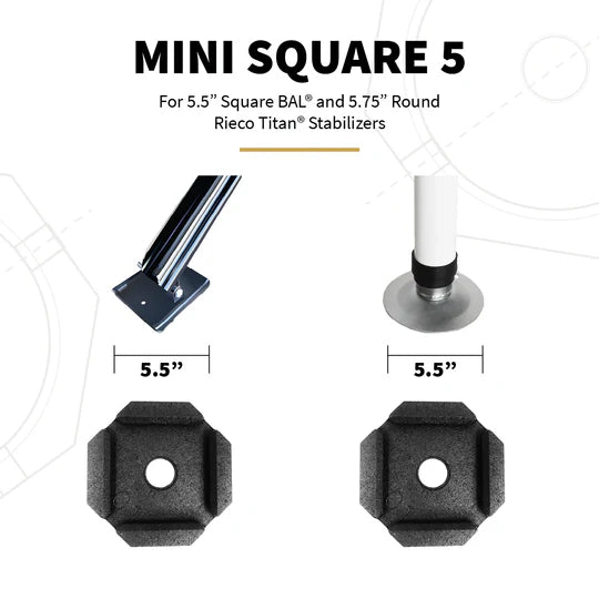 RV SnapPad Mini Square 5 4-Pack