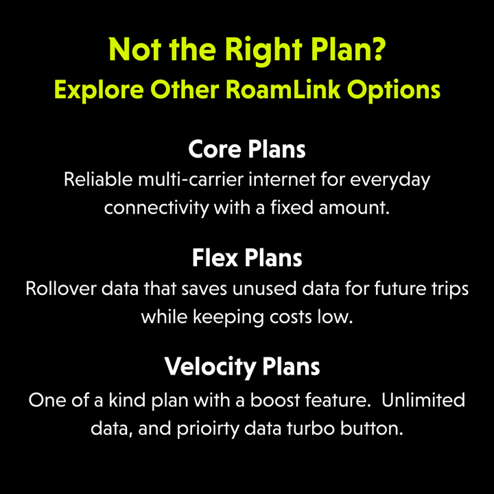 RoamLink Infinity - Unlimited Multi-Carrier Data Plan