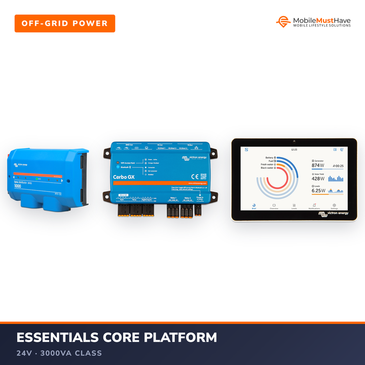 Off-Grid Power Essentials Core Platform (24V, 3000VA Class)