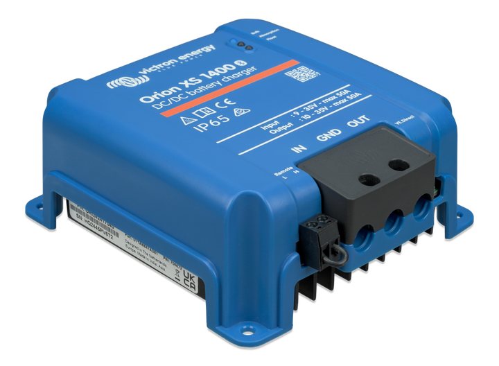 Orion XS 1400 DC-DC battery charger (right) 