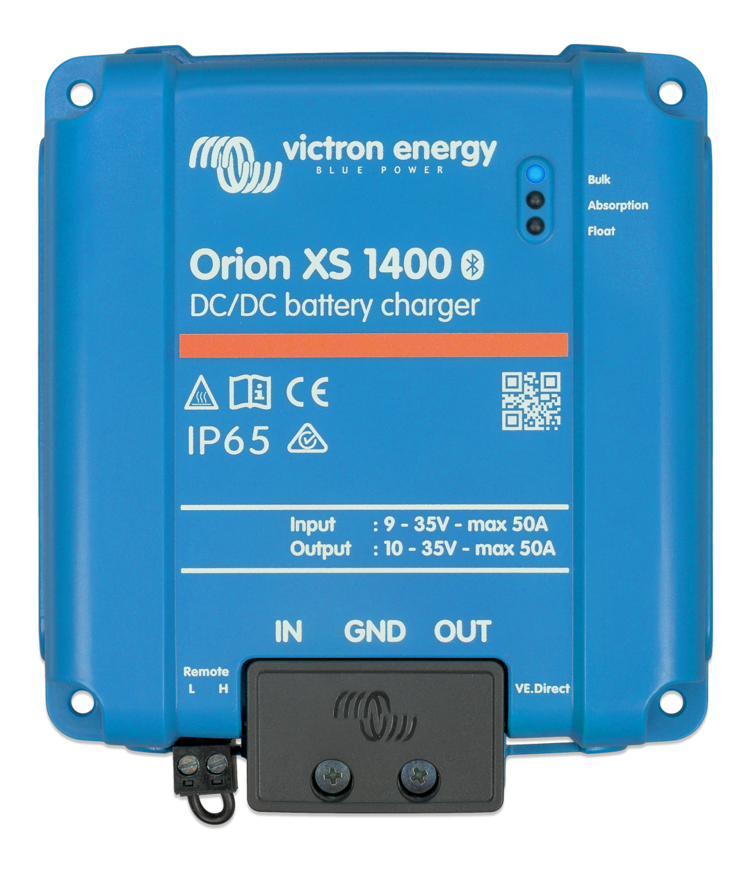 Orion XS 1400 DC-DC battery charger (top) 