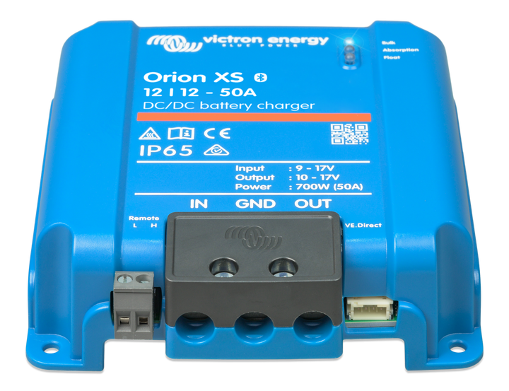 Orion XS 12/12-50A DC-DC battery charger (front) 
