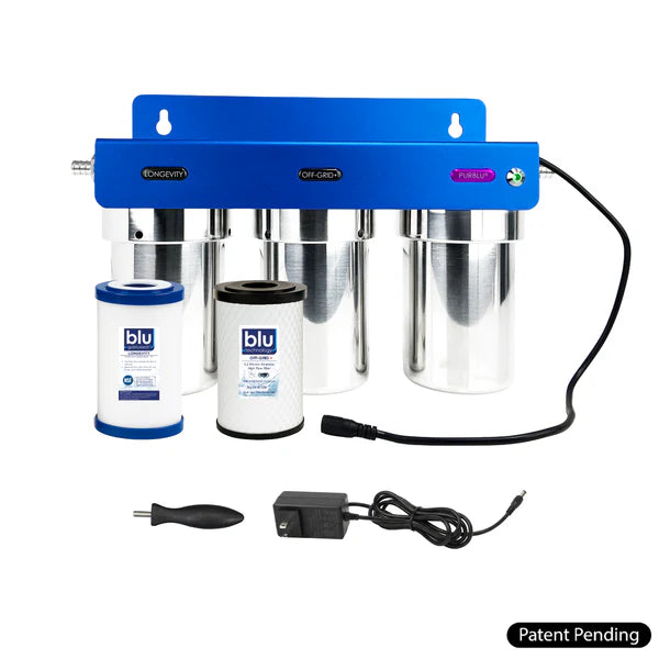 PURBLU TRIO LED UVC 4-Stage RV Water Filtration & Purification System