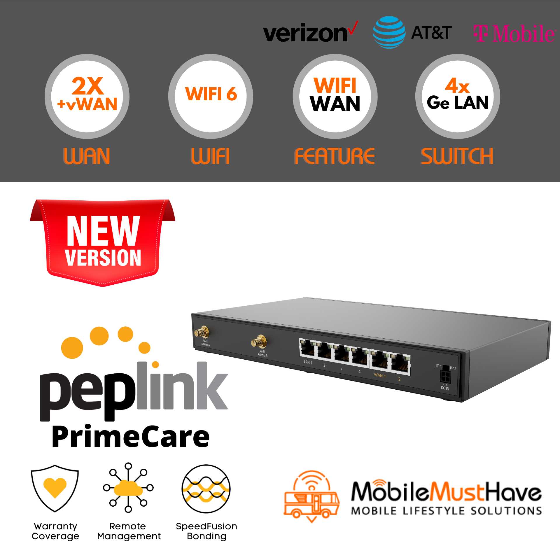 Peplink B One Mobile Router – MobileMustHave.com