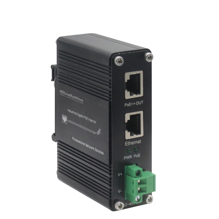 PoE injector with 12-48V DC input | 90W | Rugged Enclosure