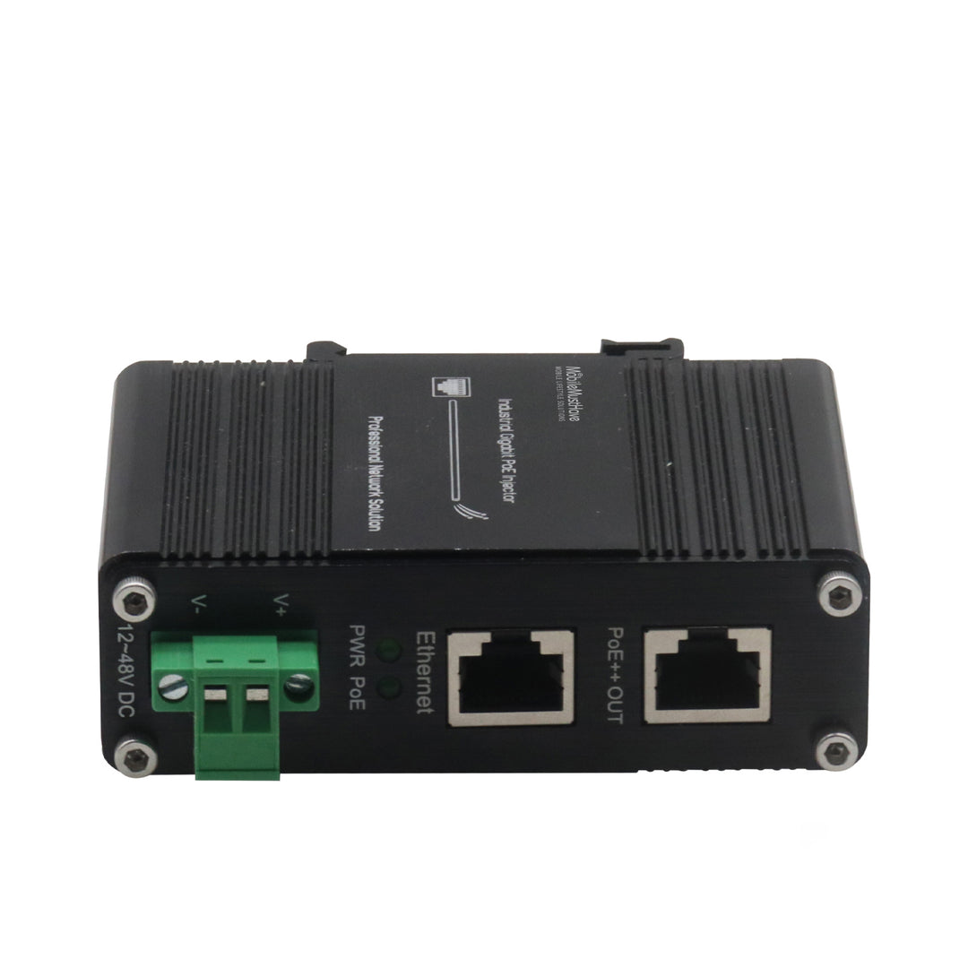PoE injector with 12-48V DC input | 90W | Rugged Enclosure
