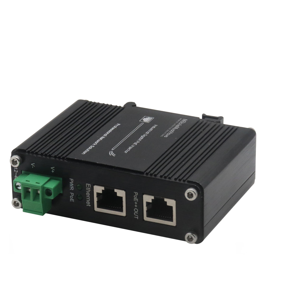 PoE injector with 12-48V DC input | 90W | Rugged Enclosure