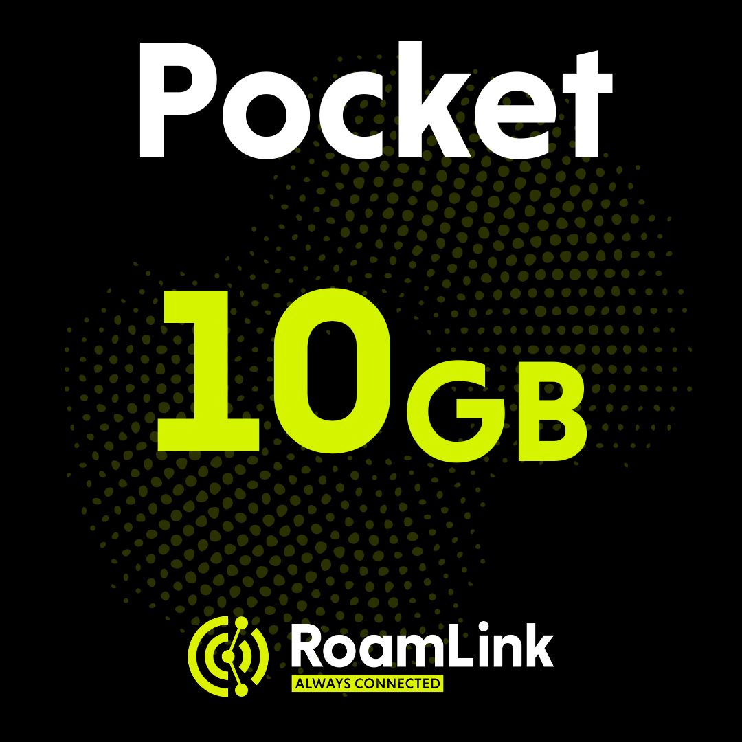 RoamLink Pocket 10 - Multi-Carrier Backup Data Plan for your Smart Phone