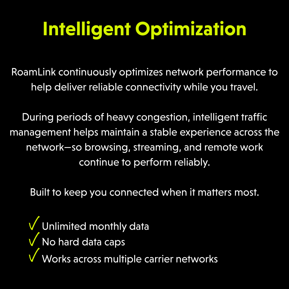 RoamLink Infinity - Unlimited Multi-Carrier Data Plan