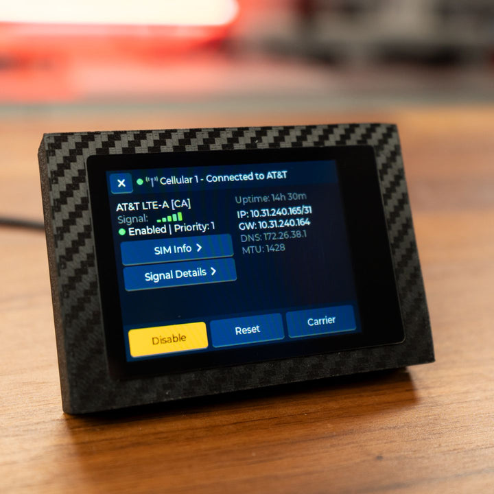ToughDisplay™ 2.8” Touchscreen Controller & Monitoring Display for Peplink Routers