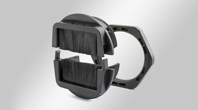 Round Split Frame Interior Cable Entry Brush Frame - 32mm