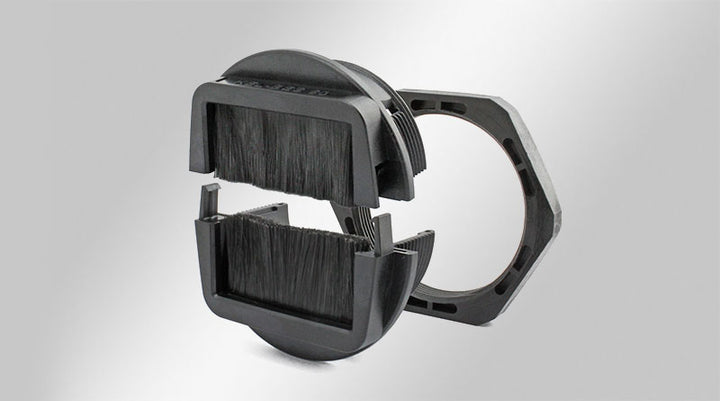 Round Split Frame Interior Cable Entry Brush Frame - 32mm