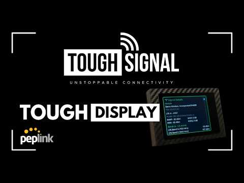 ToughDisplay™ 2.8” Touchscreen Controller & Monitoring Display for Peplink Routers