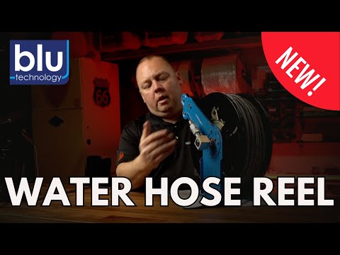 Blu Tech Stainless Steel Hose Reel w/ 50' Hose