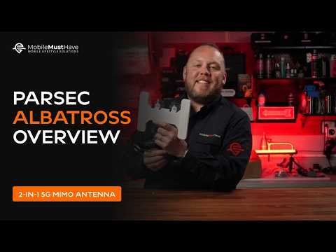 Parsec Albatross 2x2 MIMO 5G Antenna with SMA, TS-9 & Suction Mount