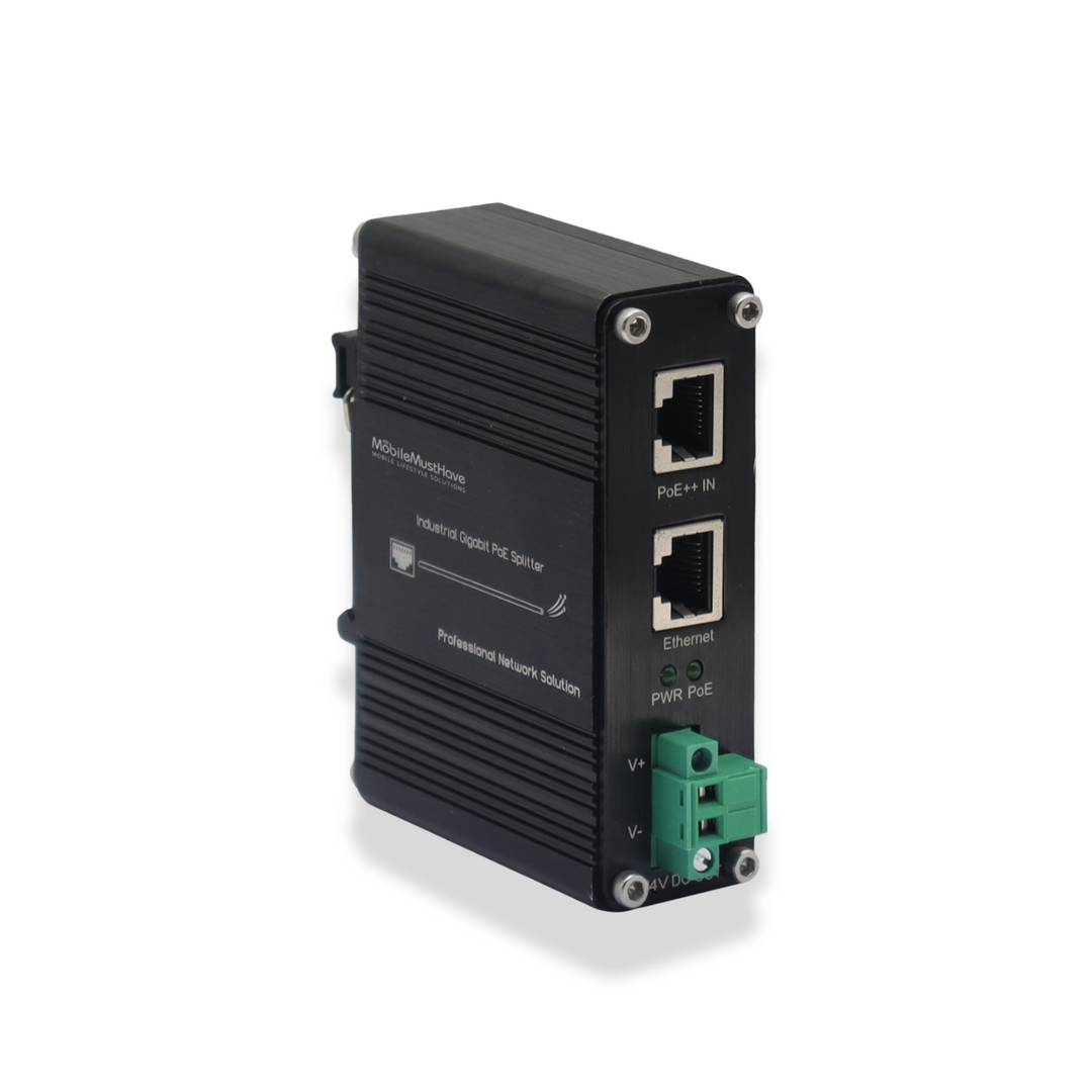 PoE Splitter outputs 24v DC | Gb Ethernet Passthrough
