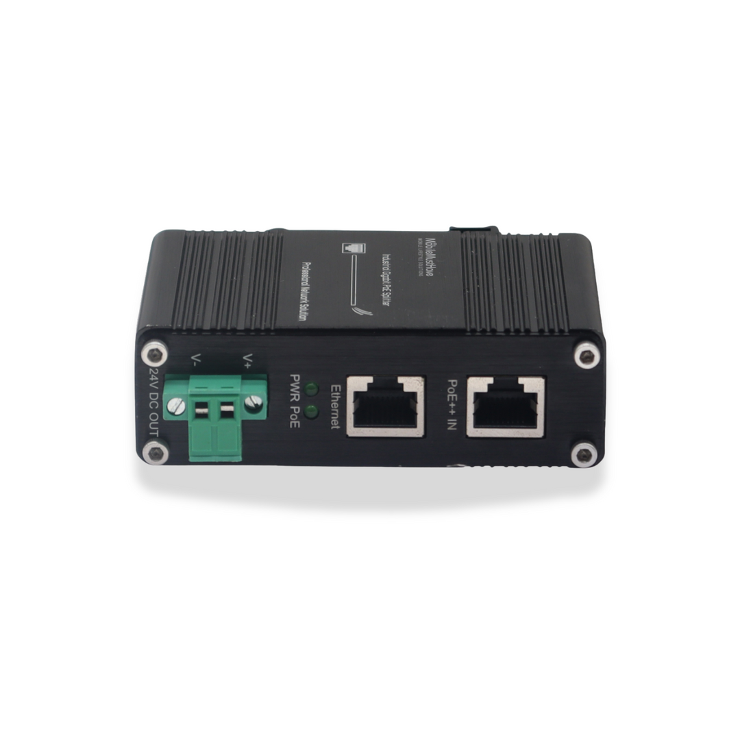 PoE Splitter outputs 24v DC | Gb Ethernet Passthrough