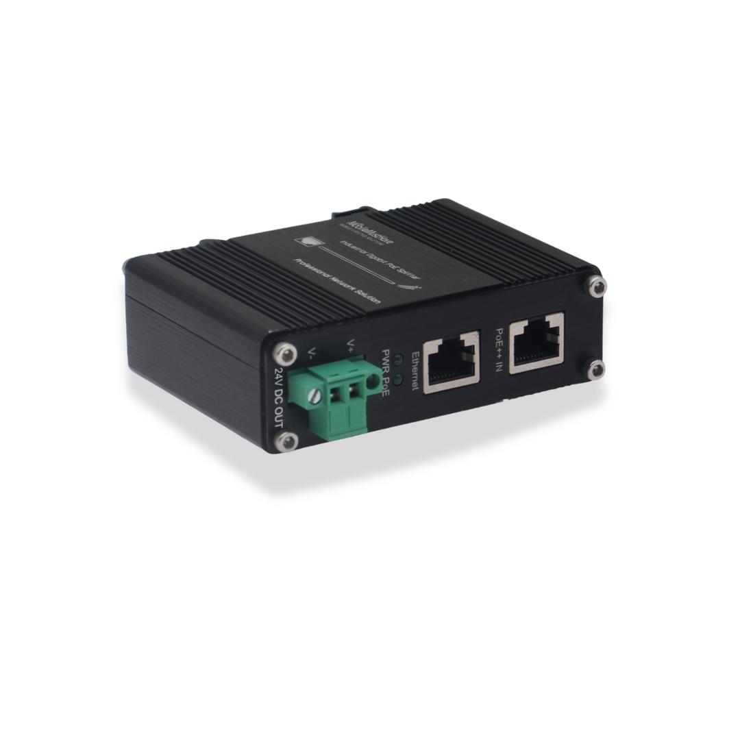 PoE Splitter outputs 24v DC | Gb Ethernet Passthrough