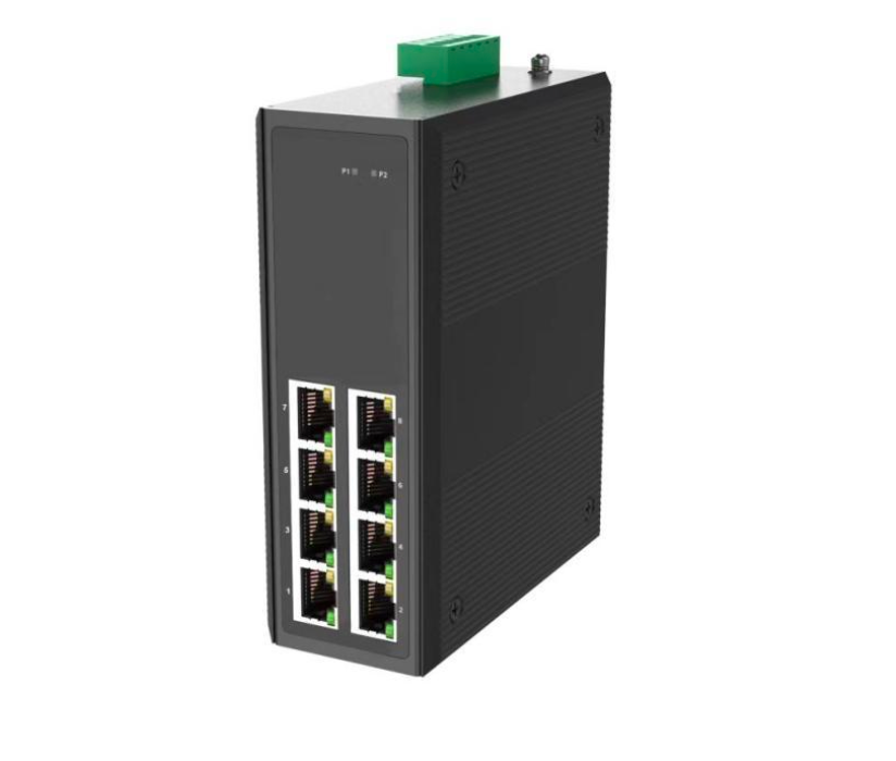 8-Port Gigabit POE Network Switch for Mobile Installations (DC12V-48V Input)