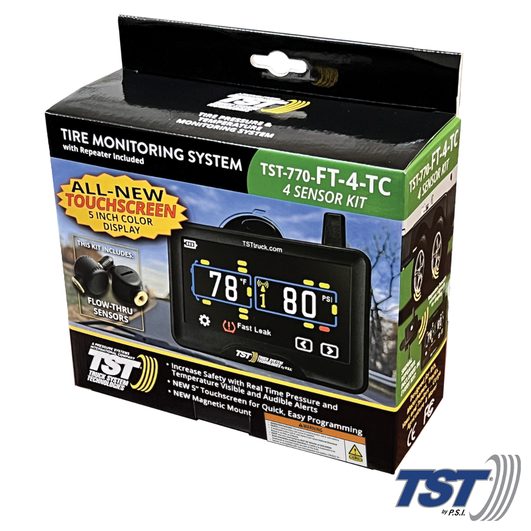 TST 770 Series Flow Thru Sensor TPMS System with Color Touch Display and Repeater