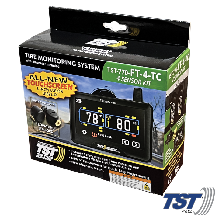 TST 770 Series Flow Thru Sensor TPMS System with Color Touch Display and Repeater