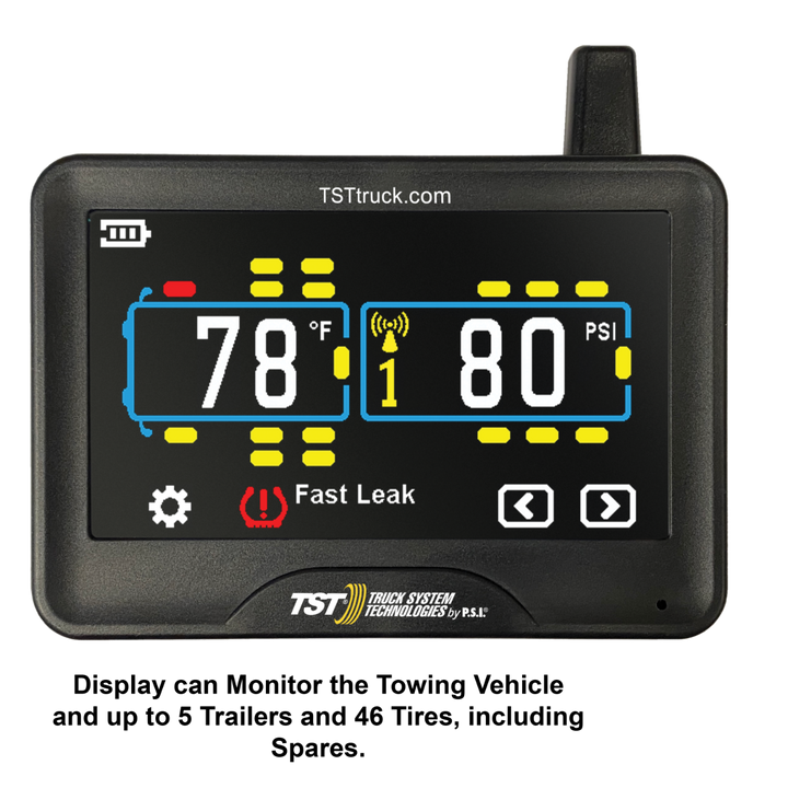 TST 770 Series Flow Thru Sensor TPMS System with Color Touch Display and Repeater